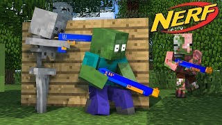 Monster School : NERF WAR CHALLENGE - Minecraft Animation Monster School : NERF WAR CHALLENGE - Minecraft Animation