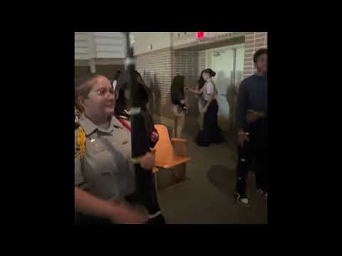 Sam Houston MSTC JROTC visits Fonville Middle School