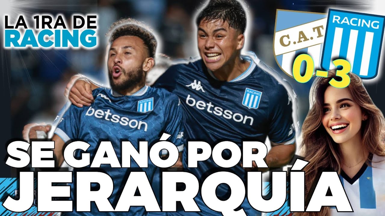 RACING FUE DEMASIADO PARA ATLÉTICO + ADENTRO DE LOS 8 + ¿APROBÓ PIZARRO || LA 1RA DE RACING