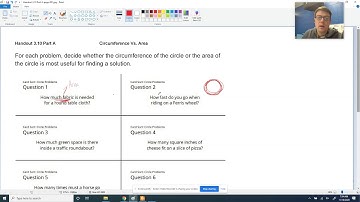 Video Lesson 3.10 Part A Monday November 16th