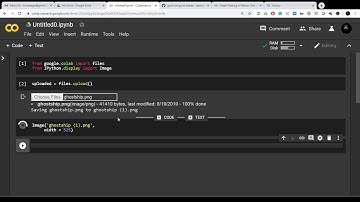 how to insert an image in google colab