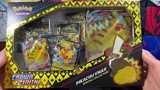 Crown Zenith Pikachu VMAX Special Collection Opening!