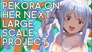 [hololive][eng sub cc] What's Pekora Next Project After The Success of Minecraft Hardcore?