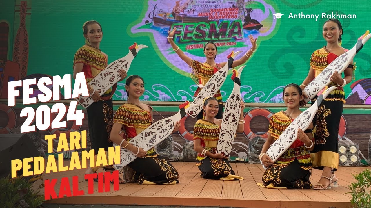 Sanggar Seni Seroyoq FESMA 2024, lomba tari kreasi #dayak #tarikreasi @anthonyrakhman1247