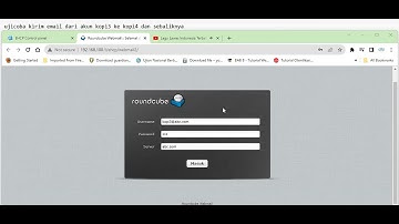 Konfigurasi email client roundcube di Cpanel EHCP part 4
