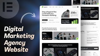 Build Digital Marketing Agency Website With Elementor | Full Tutorial 2026
