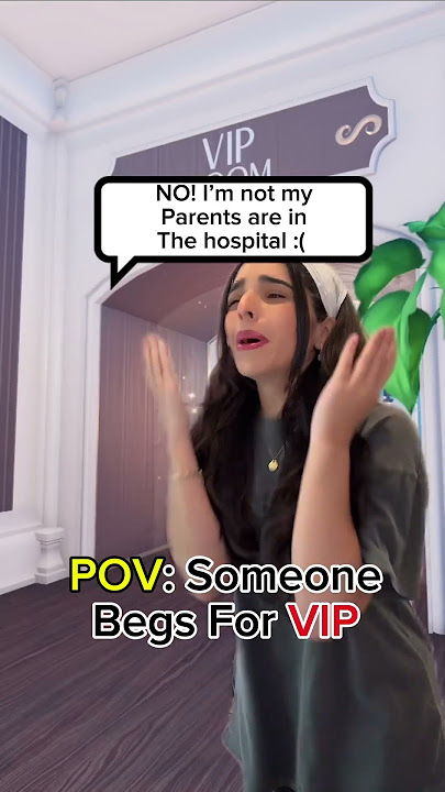 POV: Someone Begs For VIP In Dress To Impress and It WORKS! #roblox #dti