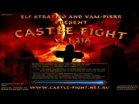 Видео: Castle Fight 1.21a / 1x1 / Необычная игра за нежить