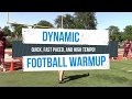 Football Dynamic Warm Up | Pre-Game or Pre-Practice Warm Up