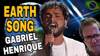 GABRIEL HENRIQUE "EARTH SONG" a pedido | Vocal coach REACTION & ANALYSIS