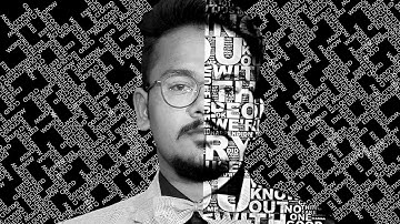 How To Make Word Cloud Edit in Photoshop -  [In 2 minutes] #typography #photoshoptutorial #wordcloud