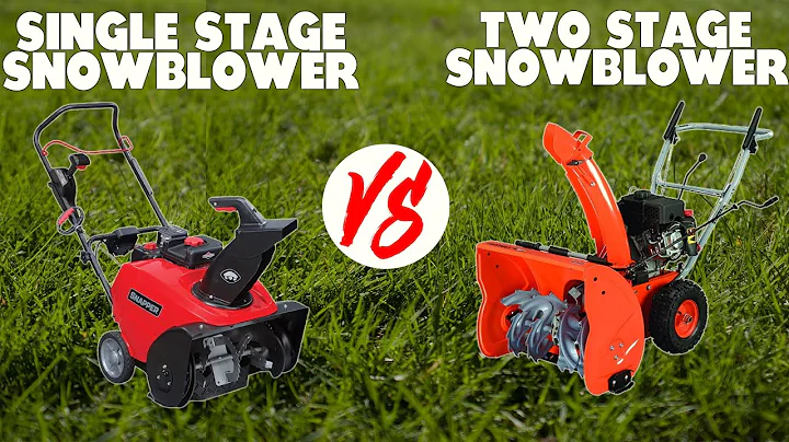 Single Stage vs Two Stage Snow Blower: Weighing Their Pros and Cons (Which One Should You Buy?)
