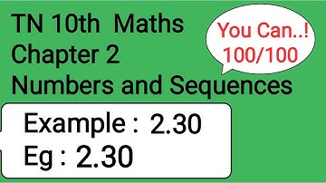 TN 10th Maths Chapter 2 Numbers and Sequences Example 2.30