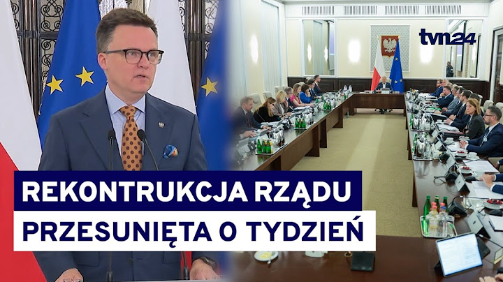 Rekonstrukcja rządu odbędzie się później. O zmianę terminu wnioskował Szymon Hołownia @TVN24