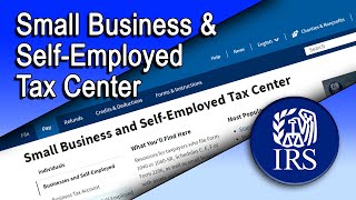 IRS Small Business Self-Employed Tax Center IRS Small Business Self-Employed Tax Center