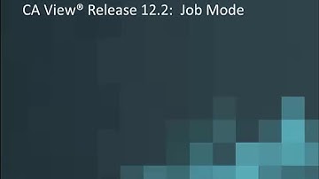 CA View r12.2: Job Mode