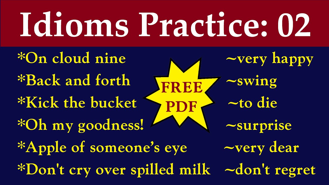 Idioms ~ Meaning with Examples | English Made Easy | #phrasalverbs