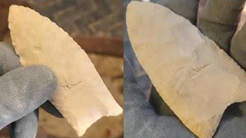 2154 - Part 4 - Working on Clovis #flintknapping