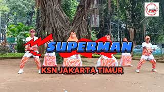 Senam Kreasi Body Combat SUPERMAN Choreo By Coach Pandan | KSN Jakarta Timur