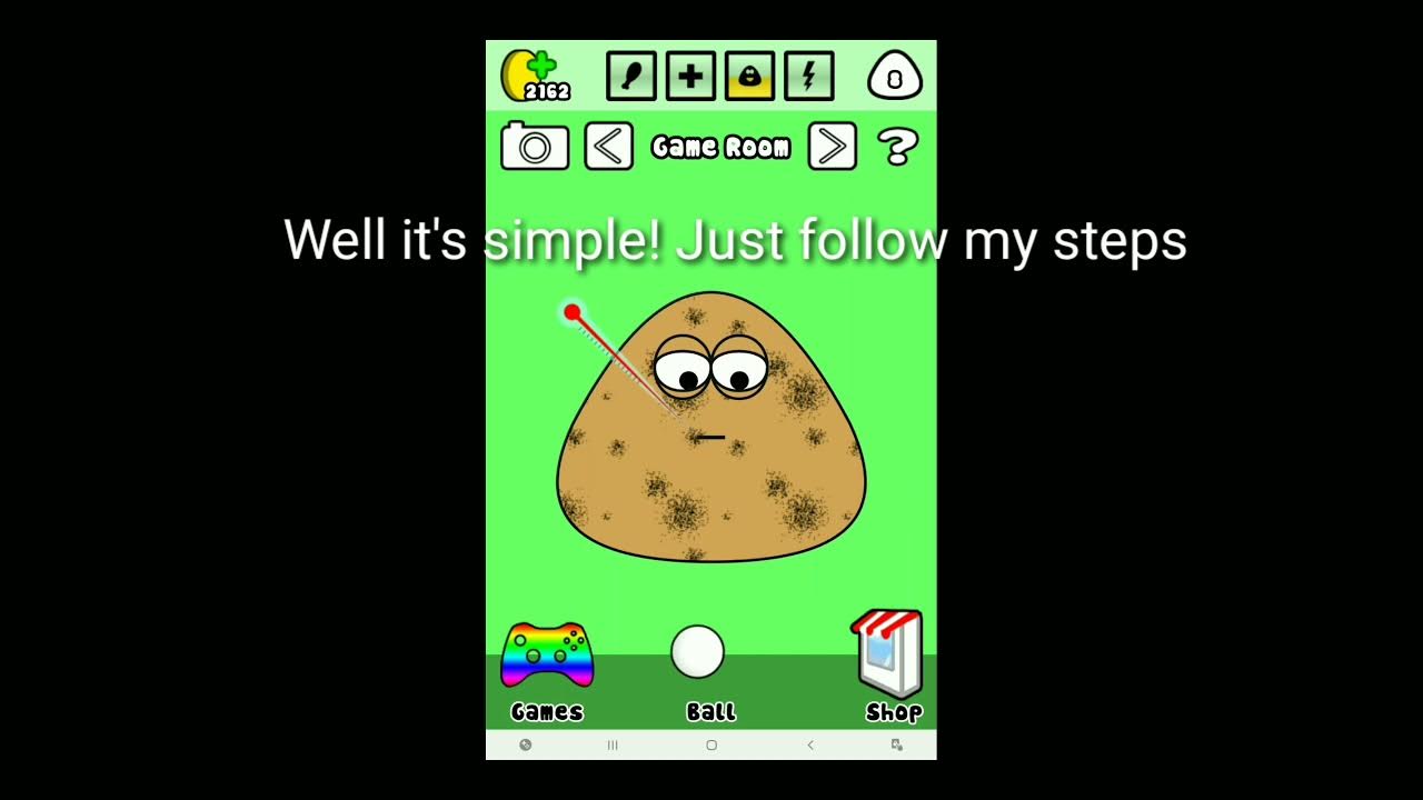 So I tried speedrunning Pou and it was way too cute to handle