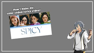 How I make my color coded lyrics video! Net Worth