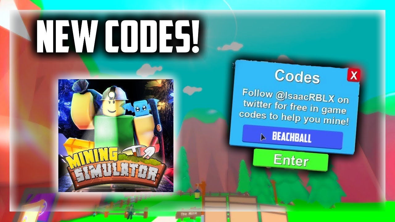 5 NEW MYTHICAL & SUPER CODES IN MINING SIMULATOR!! (Beach Update!)