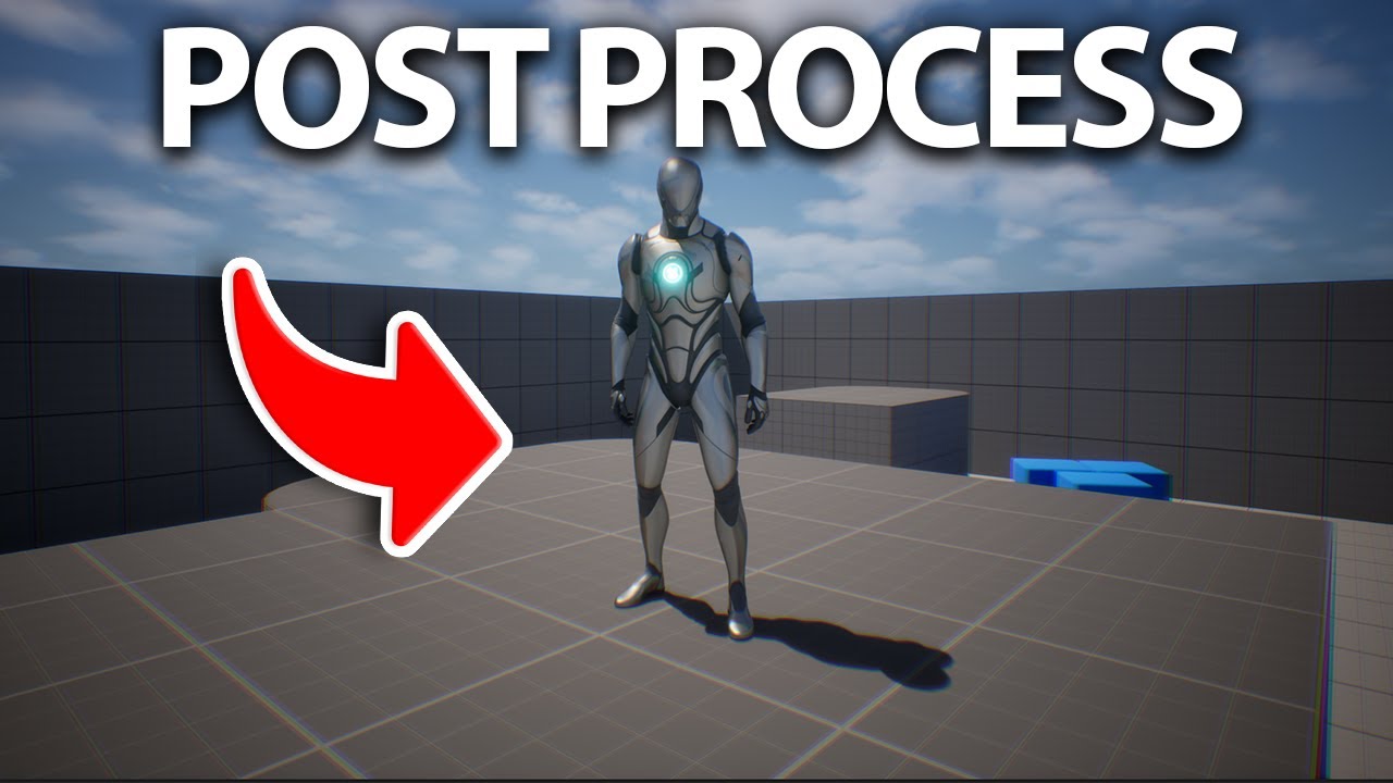 Unreal Engine 5'e Post Process Nasıl Eklenir - YouTube