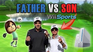 Wii Sports GOLF IRL! | Father Vs Son by ClubFaceUk 4,586 views 1 year ago 2 minutes, 17 seconds