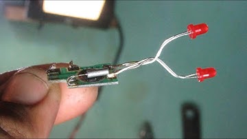 How to Make strobe light at home using old clock machine ||Creative Electronics ||