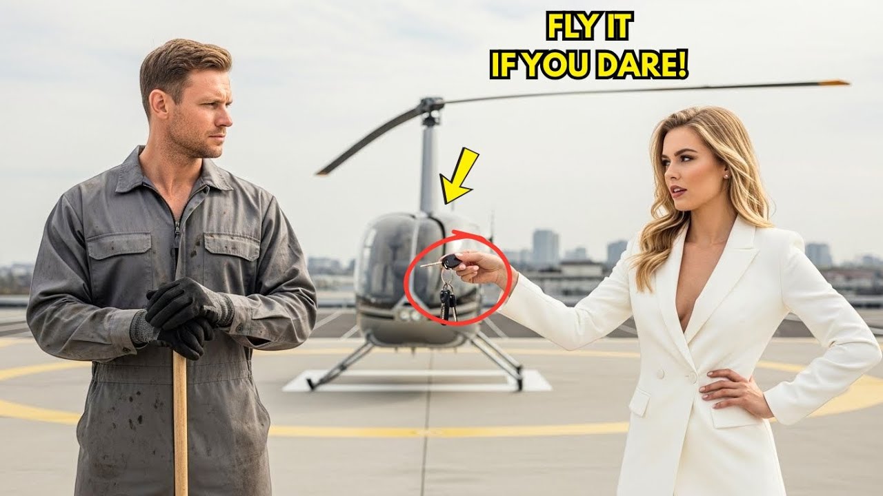 Single Dad Janitor's Secret Leaves Female CEO Speechless After Mock Marriage Dare