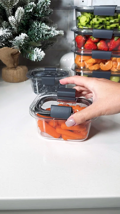 Rubbermaid Brilliance Food Storage Containers Set - Zars Buy