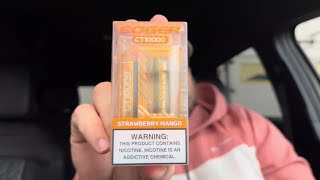 *UNBELIEVABLE* FOGER(CT10000)- STRAWBERRY MANGO By @Laced Up Vapes
