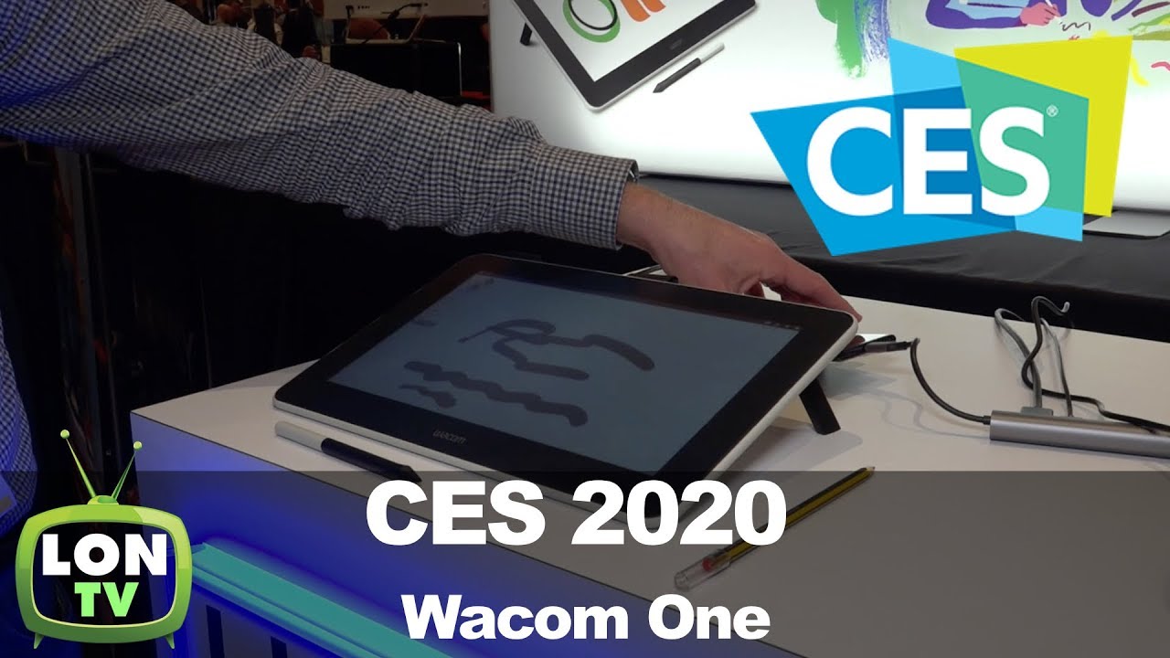 Wacom One Pen Display with Android and Windows Compatibility at CES