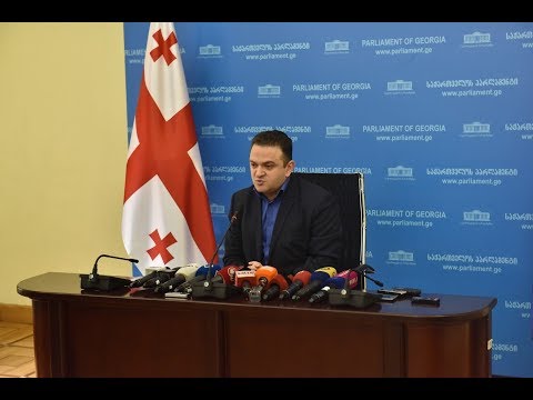 გედევან ფოფხაძის ბრიფინგი