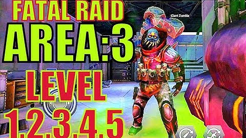 FATAL RAID trailer,AREA 3-level 1,2,3,4,5/High graphics used android & IOS Zombie game of 2017
