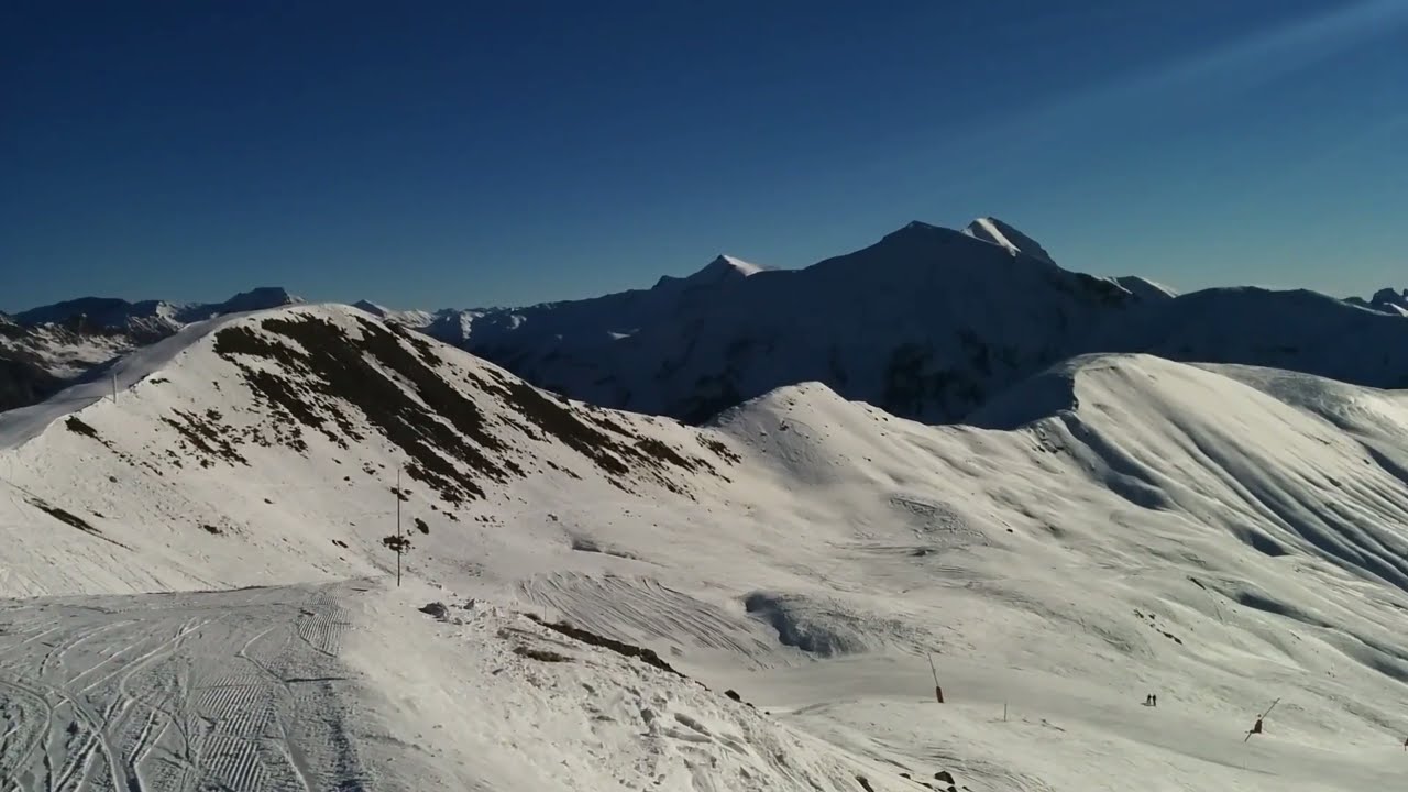 Pistes de ski du Val d'Allos la Foux - YouTube