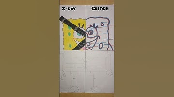 Drawing spnongebob but in 4 different style part 2 #drawing #viralshorts #shorts