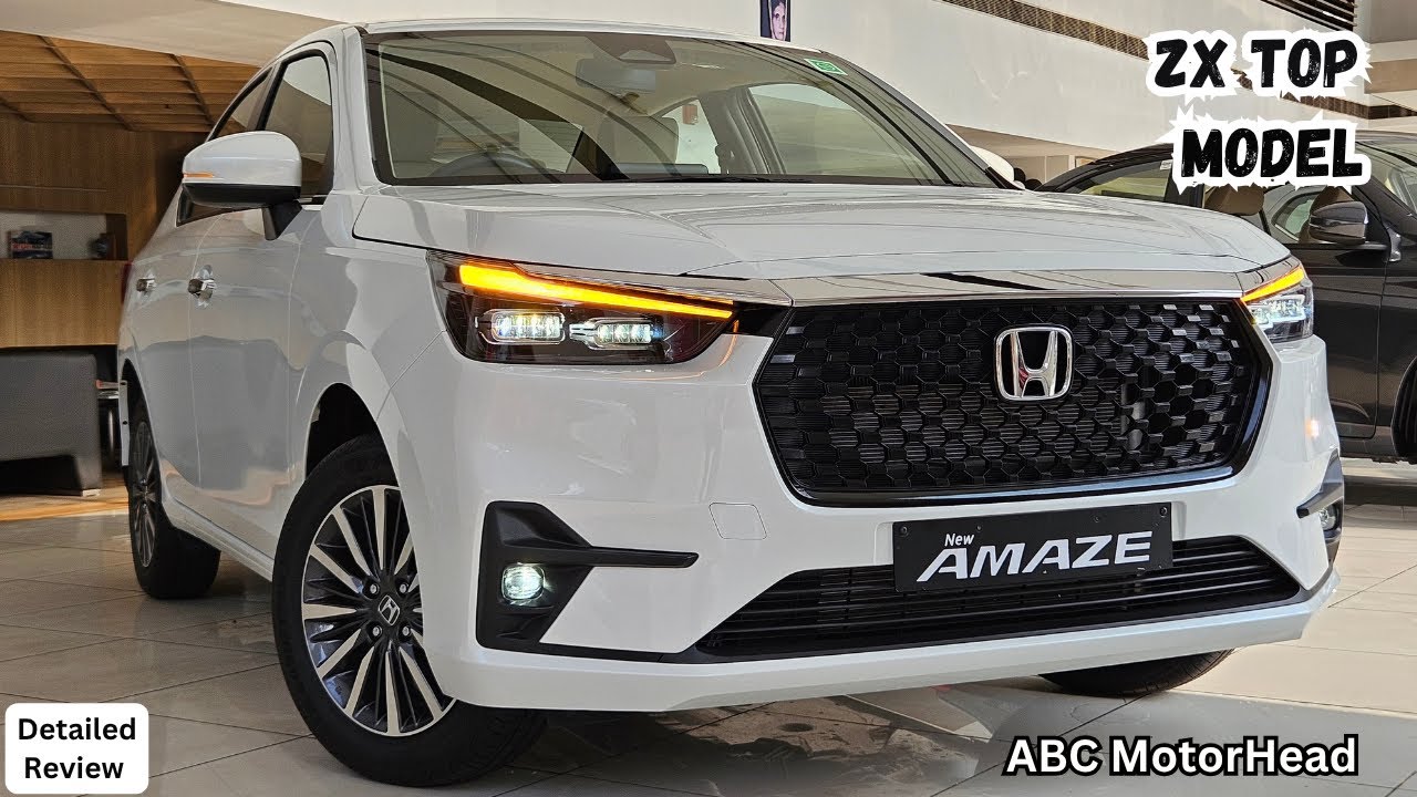 New Updated Honda Amaze 2026 White - Most Detailed Review | New