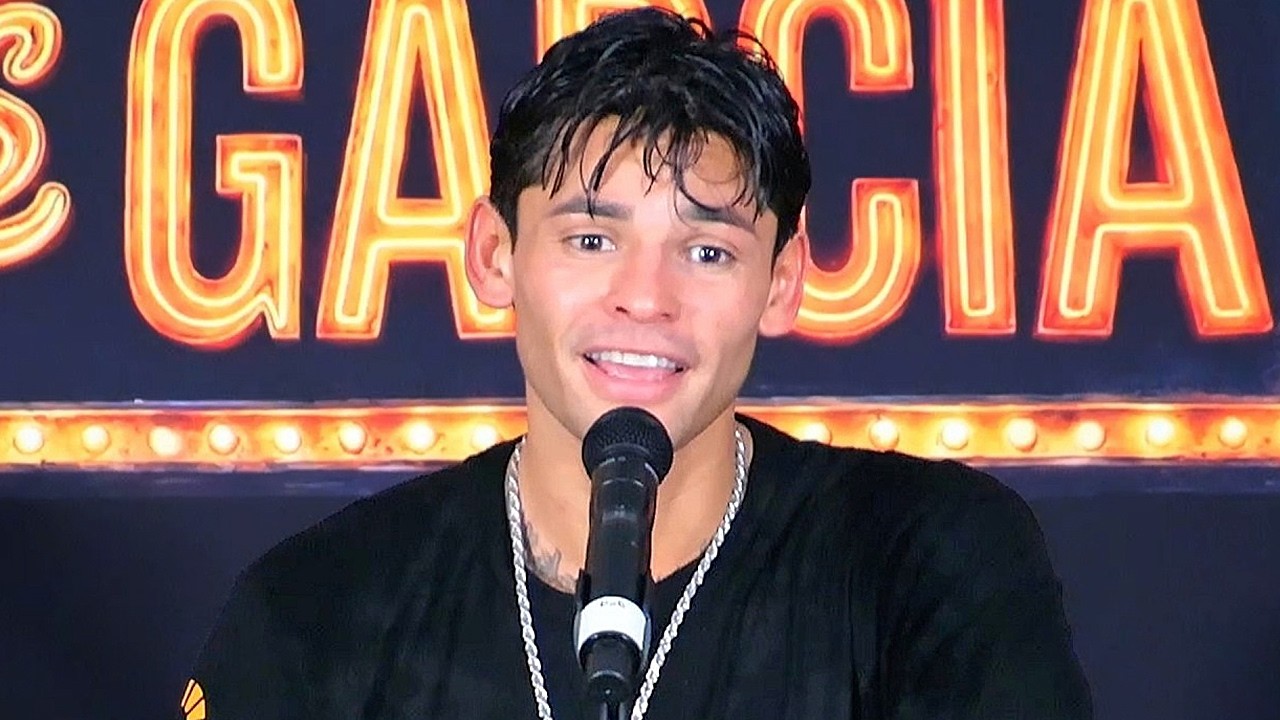 Ryan Garcia CALLS OUT Shakur, wants to BEAT Haney A** at Post Fight Press Conference