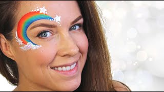Rainbow Face Painting for Kids | Easy for beginners