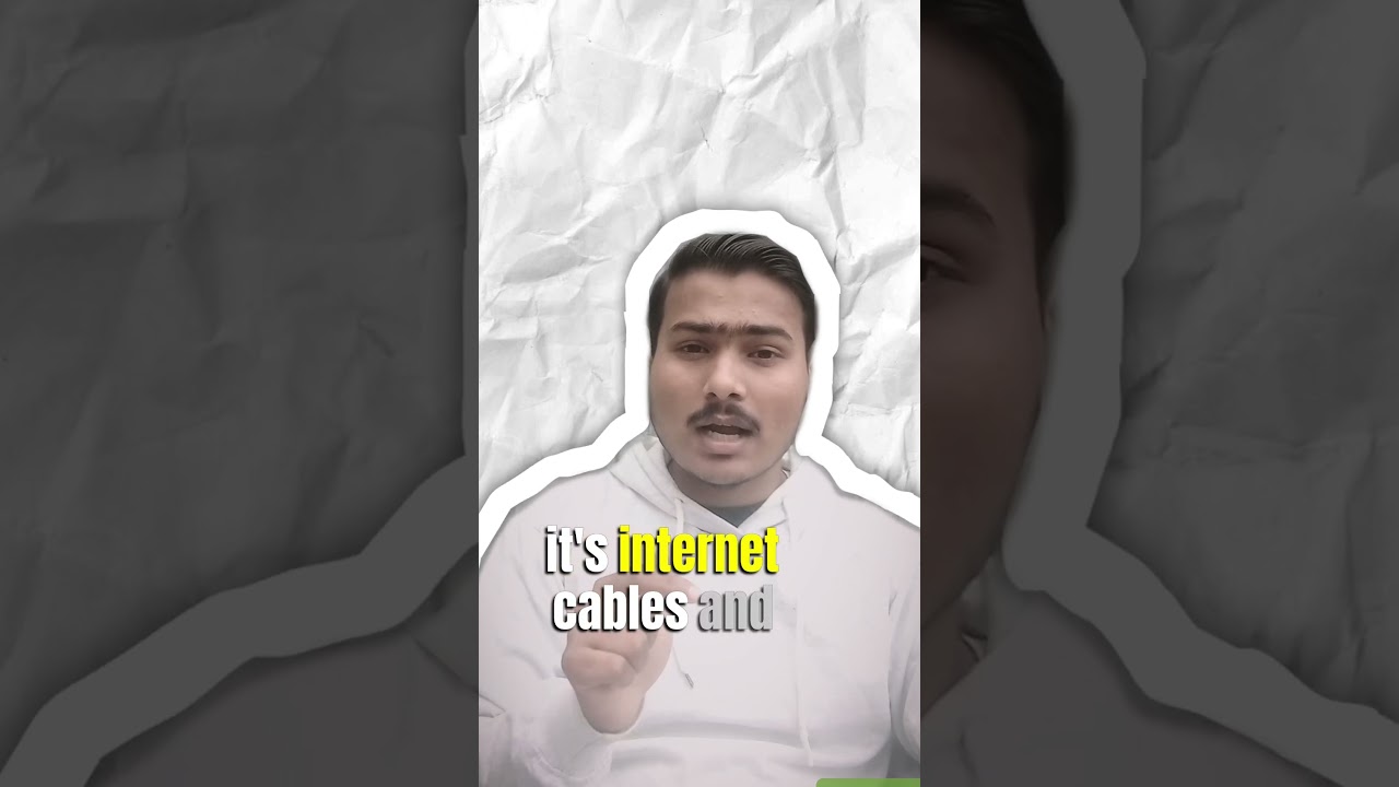 The Internet isn't in cloud - It's under the ocean.