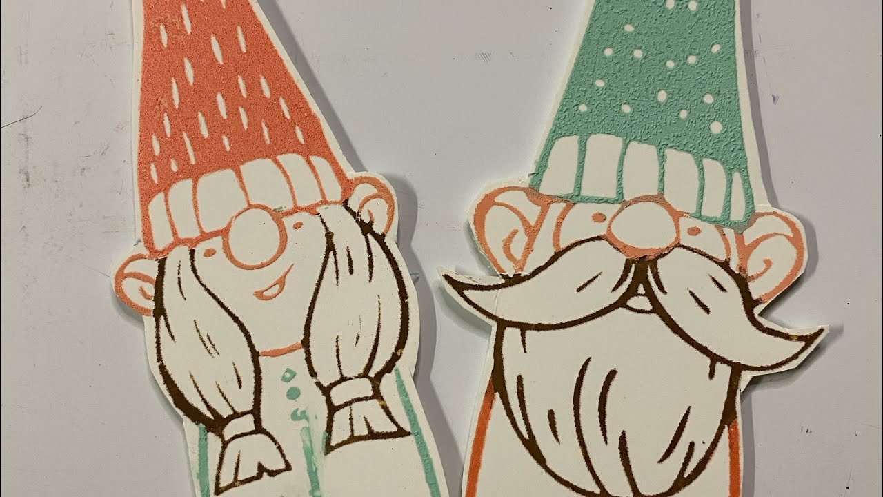 Gnome Cutouts DIY - YouTube