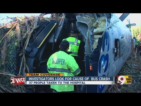 Bus crash tests emergency response