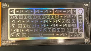 GMMK Pro Mechanical Keyboard & Aura Keycaps Unboxing.  75% Keyboard With a Rotary Encoder (Knob).