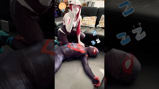 Spider Gwen & Miles Morales SpiderMan LOVE #shorts #spiderman