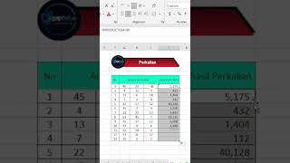 Perkalian #mahirexcel #gaptekin #tipsexcel #excel #kerjacepat #tutorial #belajarexcel