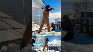 Remove An Ice Dam With A Sock