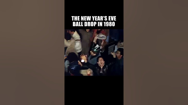 New Year's Eve Ball Drop in 1980 | #1980s #80s #newyearseve #nostalgia #shorts