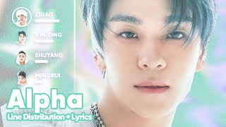 BOY STORY - Alpha (Line Distribution   Lyrics Karaoke) PATREON REQUESTED