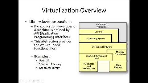 Parallel and Distributed Computing (Virtualization Part 2/2)
